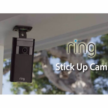 Ring Stick Up Cam with Ring Solar Panel Combo, Outdoor Security Camera with 2-Way Audio - Imported from UK